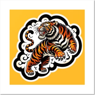 Traditional Tiger Posters and Art